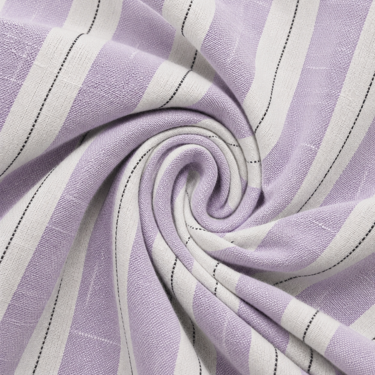 Slub stripe Purple Regular Fit  Casual  Shirt