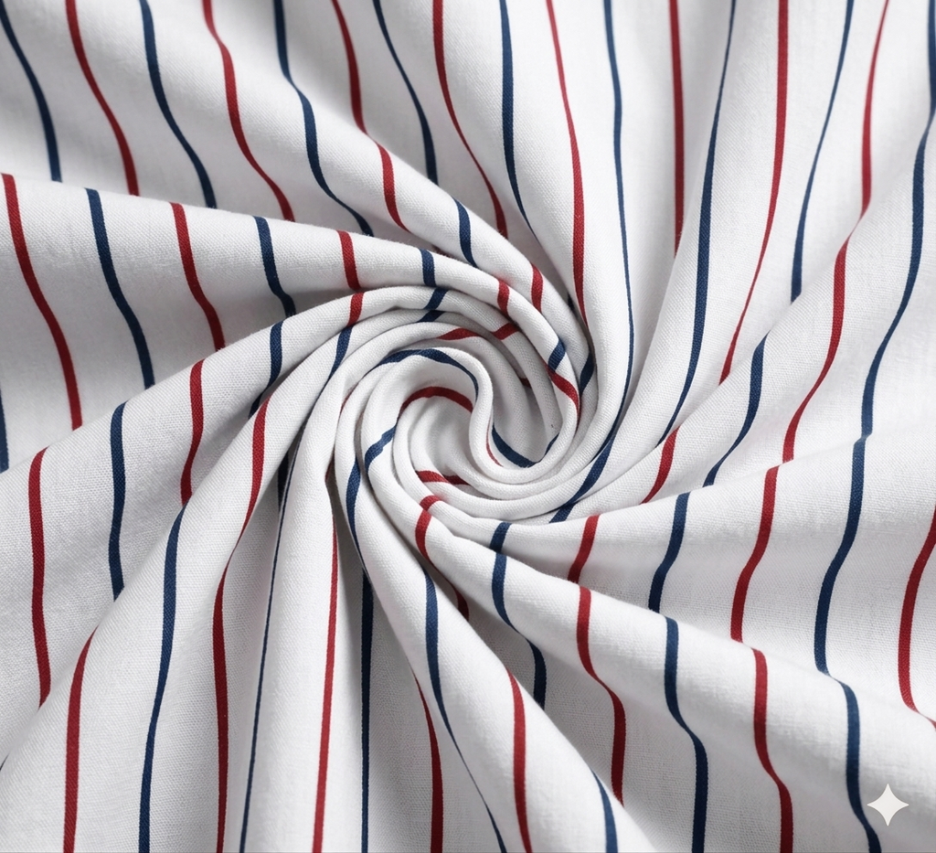 Mins Lines Regular Fit  Casual  Shirt