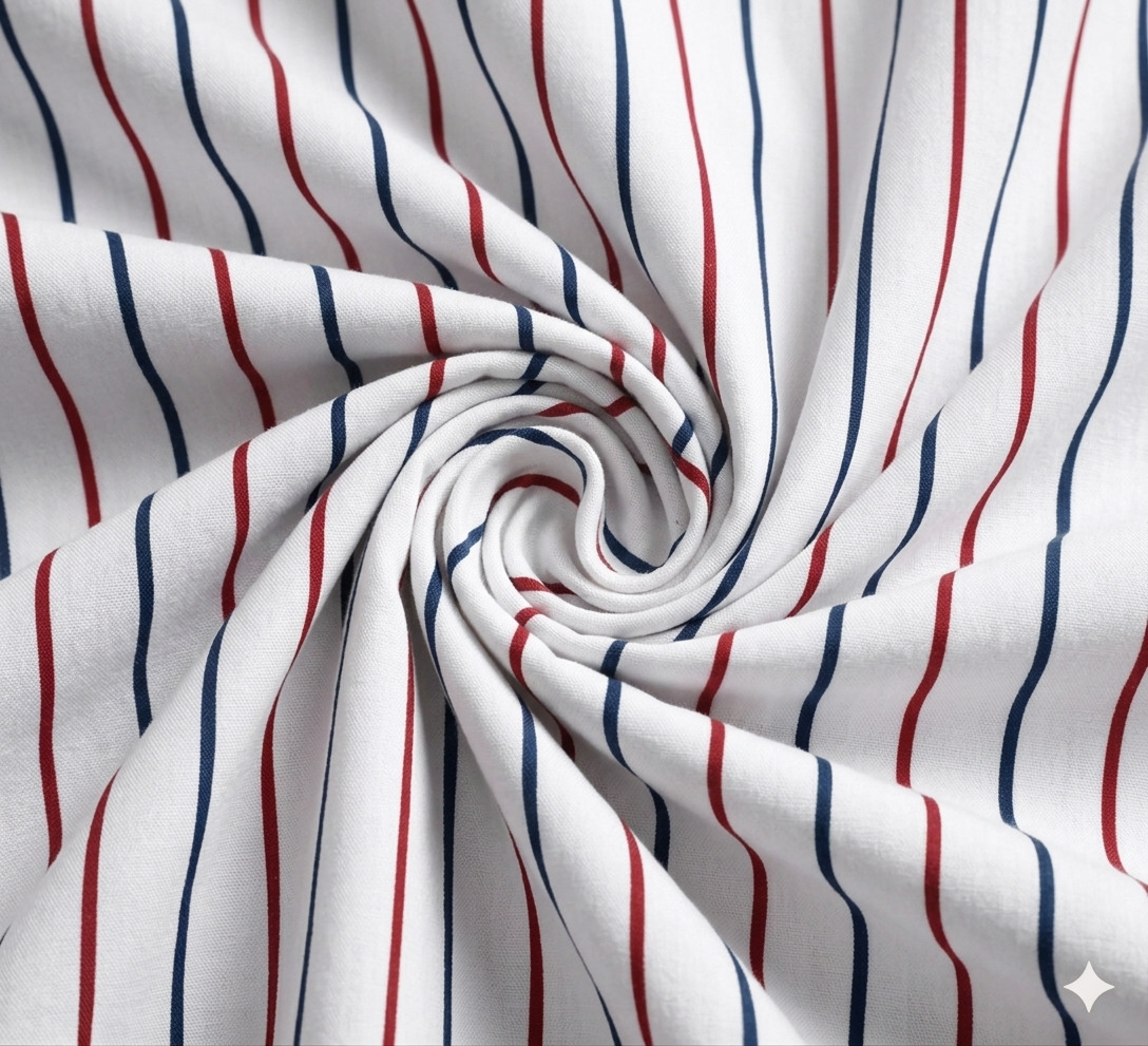 Mins Lines Regular Fit  Casual  Shirt