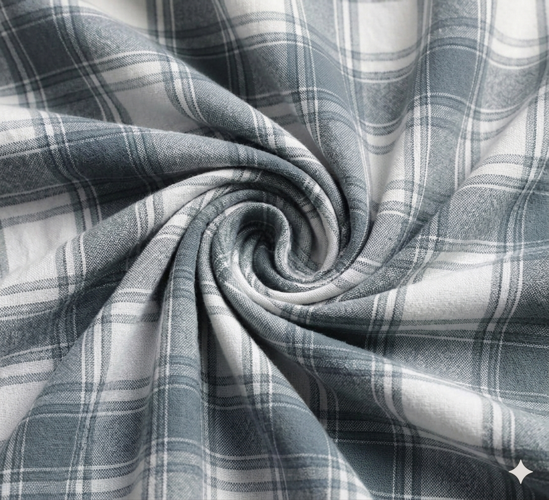 Grey Lights Checks  Regular Fit  Casual  Shirt