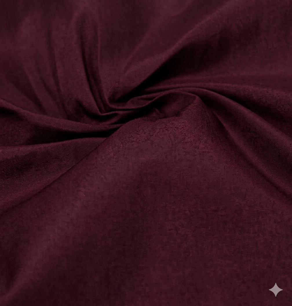 Maroon Solid Plain Regular Fit  Casual  Shirt