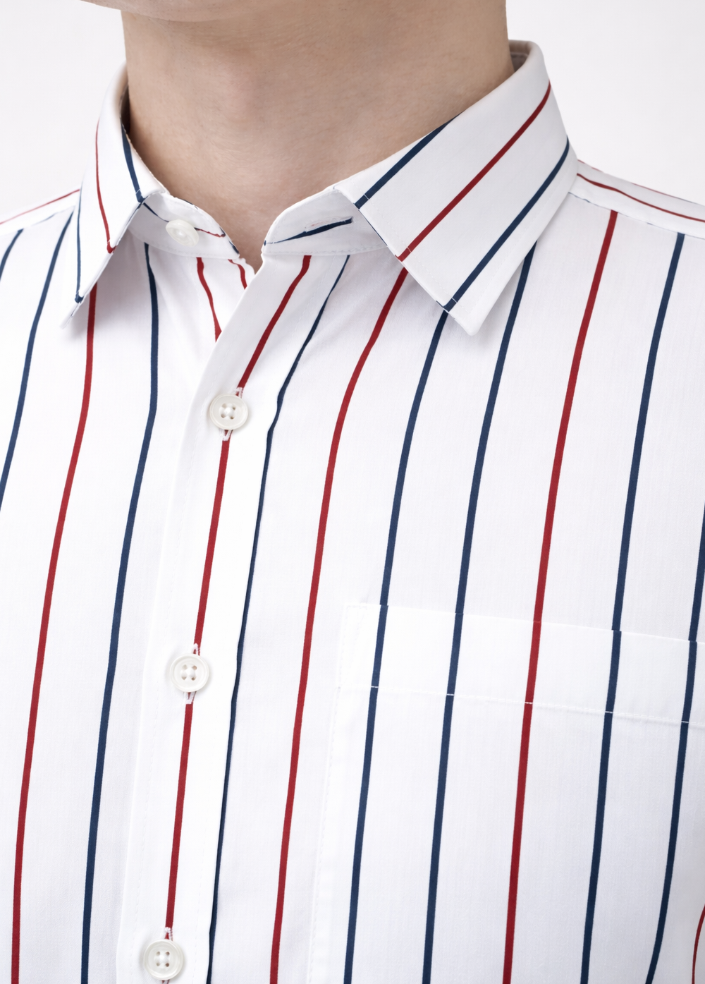 Mins Lines Regular Fit  Casual  Shirt